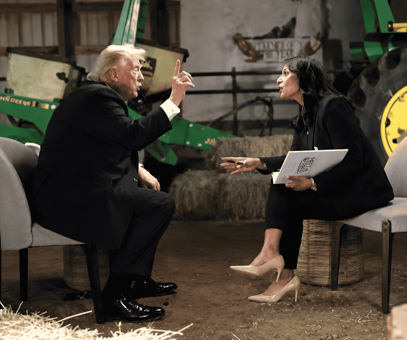 DONALD TRUMP ABANDONA ENTREVISTA DEPOIS DE INSULTAR A JORNALISTA E CRITICAR A IMPRENSA